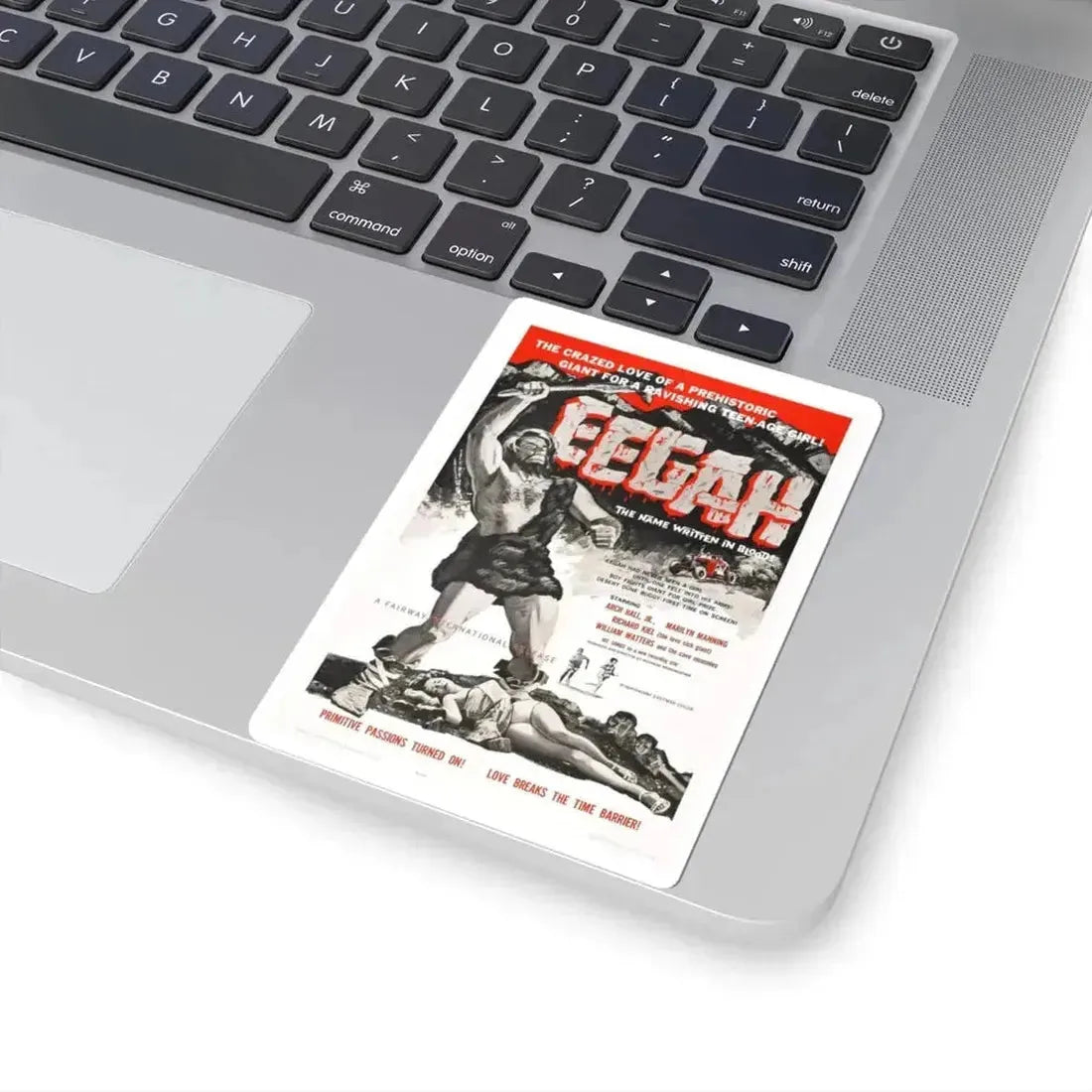 EEGAH 1962 Movie Poster - STICKER Vinyl Kiss-Cut Decal - The Sticker Space