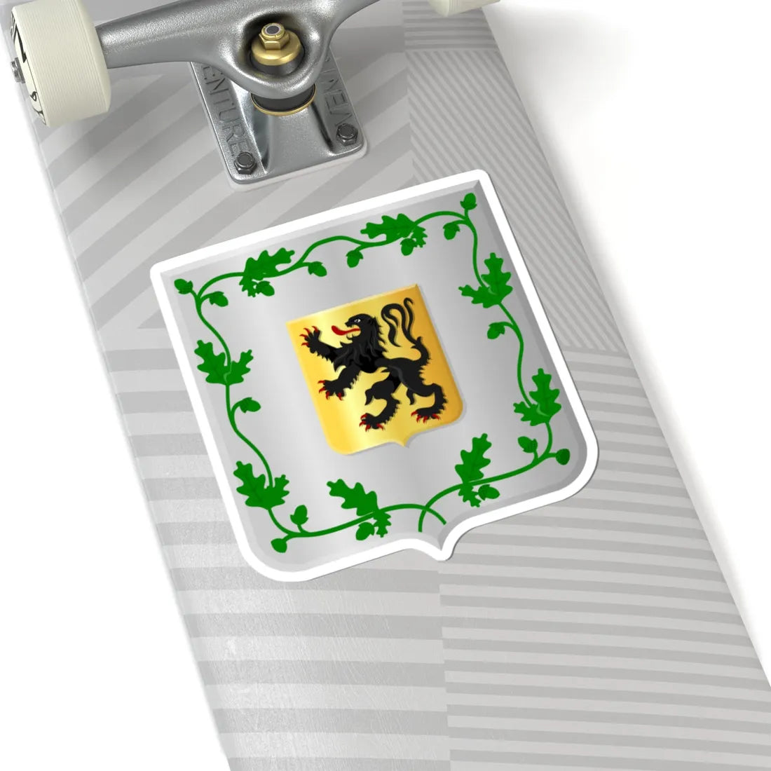 Eeklo wapen (Belgium) (Coat of Arms) STICKER Vinyl Kiss-Cut Decal - The Sticker Space