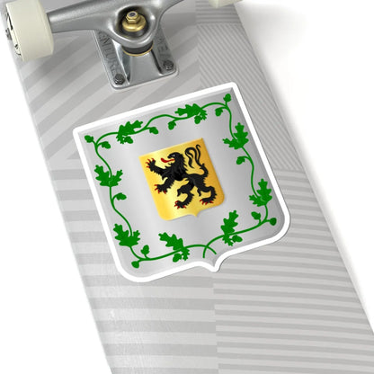 Eeklo wapen (Belgium) (Coat of Arms) STICKER Vinyl Kiss-Cut Decal - The Sticker Space