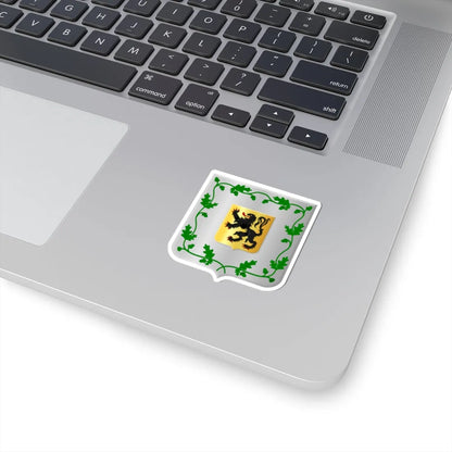 Eeklo wapen (Belgium) (Coat of Arms) STICKER Vinyl Kiss-Cut Decal - The Sticker Space
