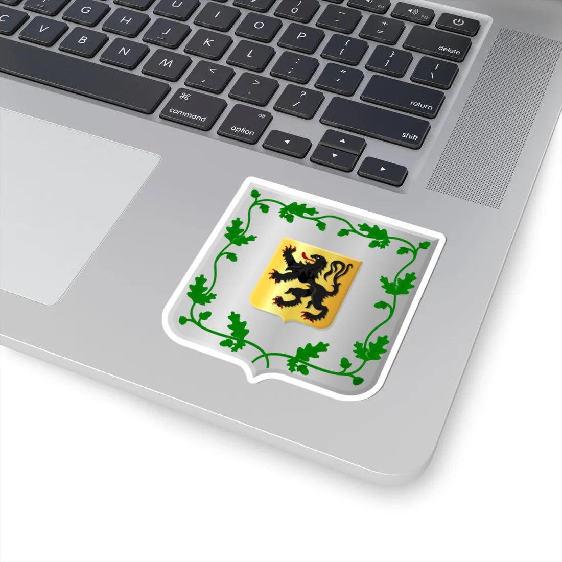 Eeklo wapen (Belgium) (Coat of Arms) STICKER Vinyl Kiss-Cut Decal - The Sticker Space