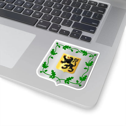 Eeklo wapen (Belgium) (Coat of Arms) STICKER Vinyl Kiss-Cut Decal - The Sticker Space