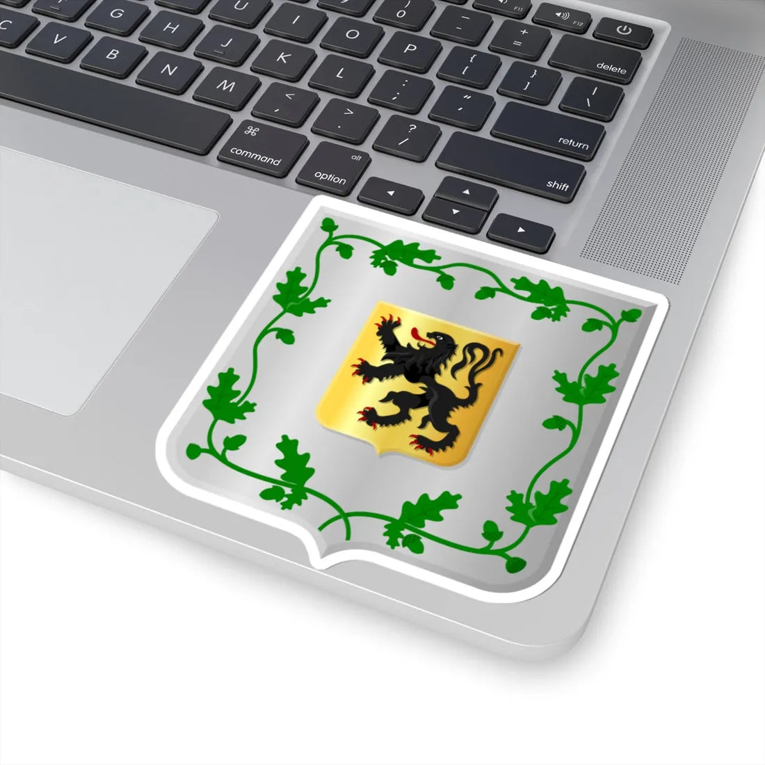 Eeklo wapen (Belgium) (Coat of Arms) STICKER Vinyl Kiss-Cut Decal - The Sticker Space