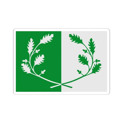 Eekloo vlag (Belgium) STICKER Vinyl Kiss-Cut Decal 2 Inch White - The Sticker Space