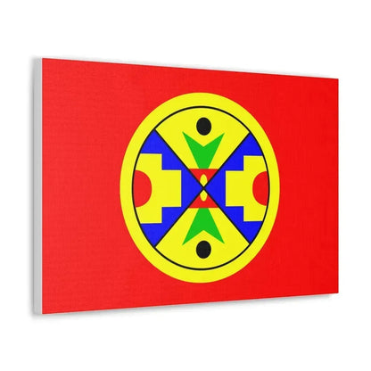 Eel Ground First Nation Flag - Canvas Wall Art - The Sticker Space