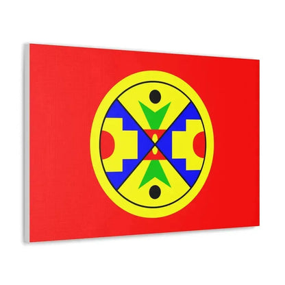 Eel Ground First Nation Flag - Canvas Wall Art - The Sticker Space