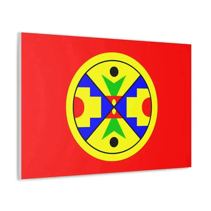 Eel Ground First Nation Flag - Canvas Wall Art - The Sticker Space