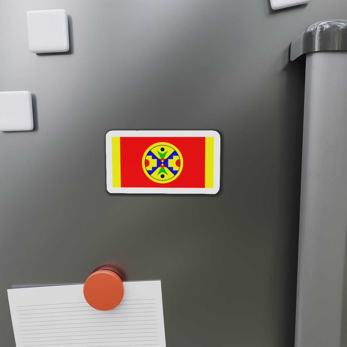 Eel Ground First Nation Flag - Die-Cut Magnet-The Sticker Space