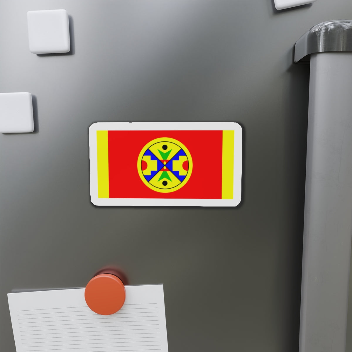 Eel Ground First Nation Flag - Die-Cut Magnet-The Sticker Space