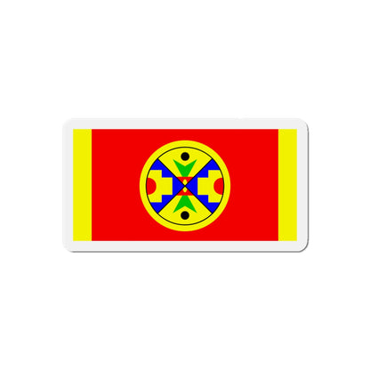 Eel Ground First Nation Flag - Die-Cut Magnet-6 × 6"-The Sticker Space