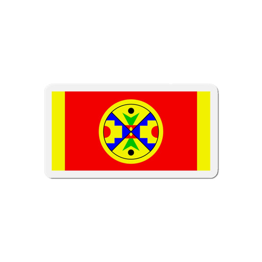 Eel Ground First Nation Flag - Die-Cut Magnet-6 × 6"-The Sticker Space