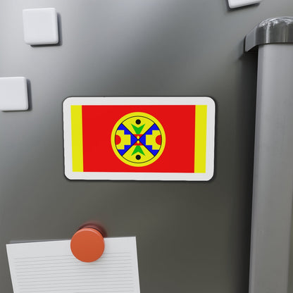 Eel Ground First Nation Flag - Die-Cut Magnet-The Sticker Space