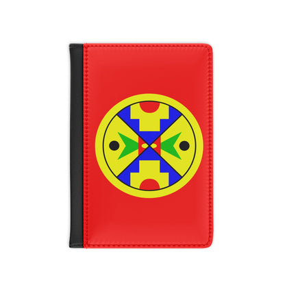 Eel Ground First Nation Flag - Passport Holder-3.9" x 5.8"-The Sticker Space