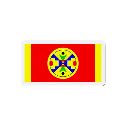 Eel Ground First Nation Flag - Refrigerator Magnet 5 Inch - The Sticker Space