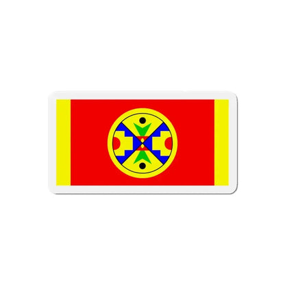 Eel Ground First Nation Flag - Refrigerator Magnet 6 Inch - The Sticker Space