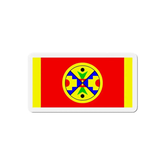 Eel Ground First Nation Flag - Refrigerator Magnet 6 Inch - The Sticker Space