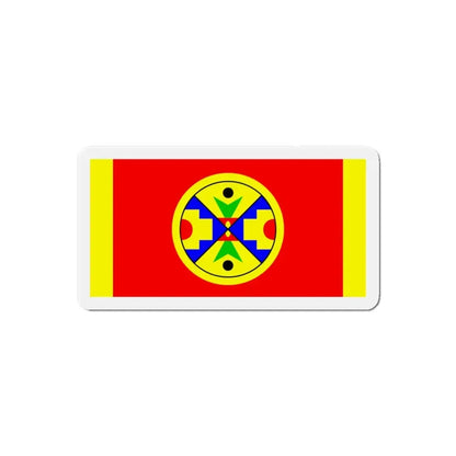Eel Ground First Nation Flag - Refrigerator Magnet 6 Inch - The Sticker Space
