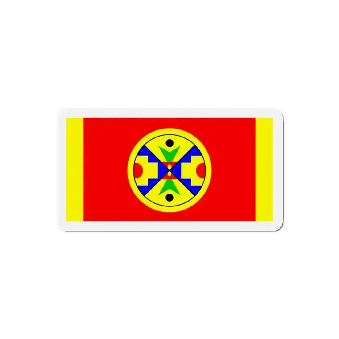 Eel Ground First Nation Flag - Refrigerator Magnet - The Sticker Space