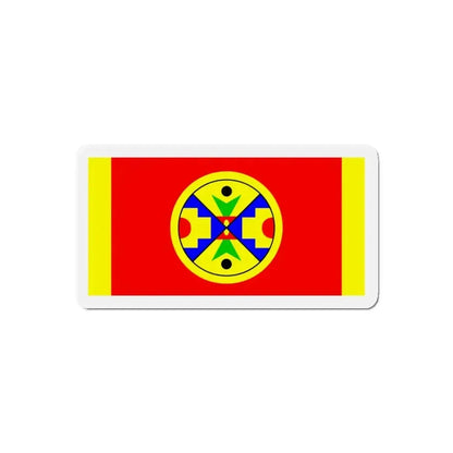 Eel Ground First Nation Flag - Refrigerator Magnet - The Sticker Space