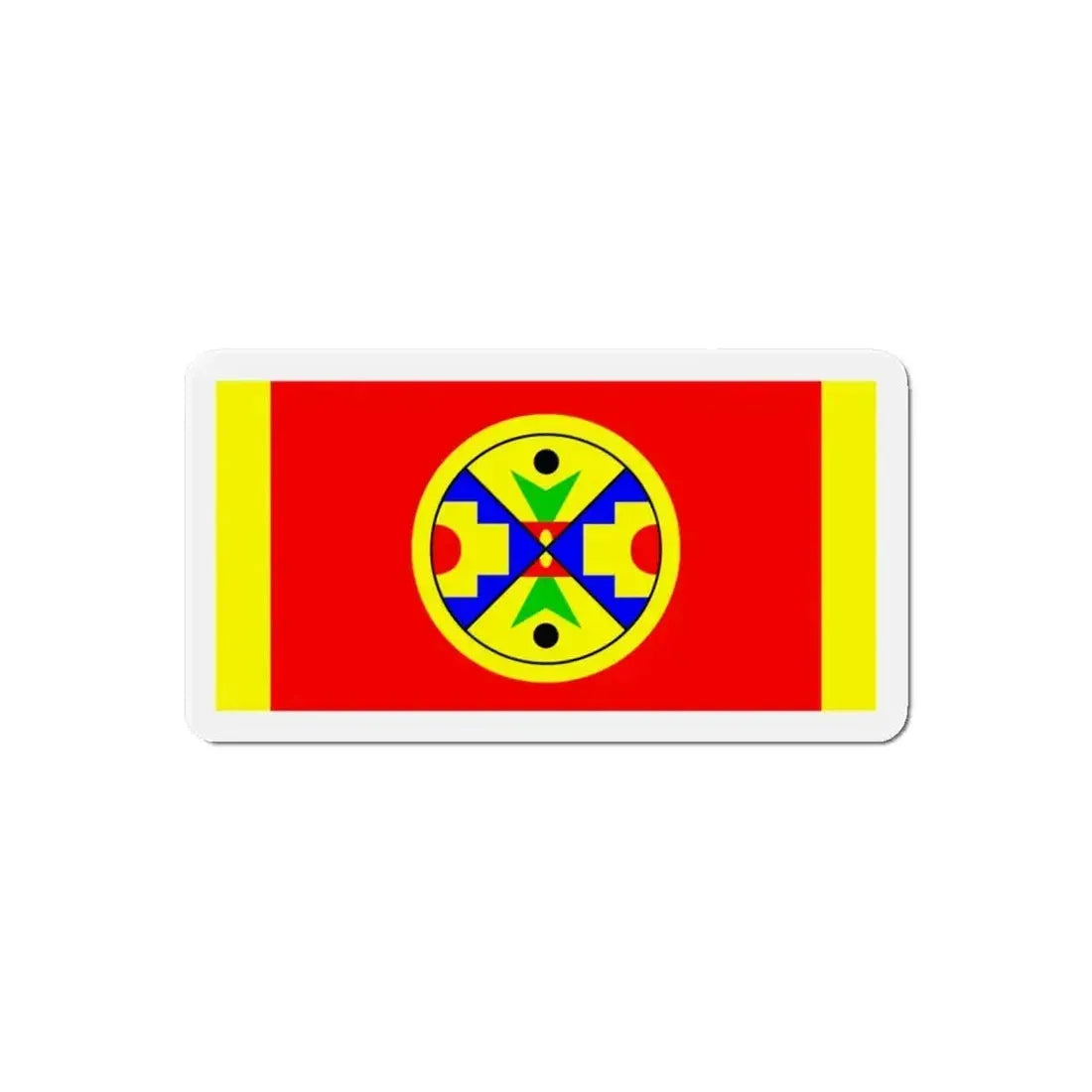 Eel Ground First Nation Flag - Refrigerator Magnet - The Sticker Space