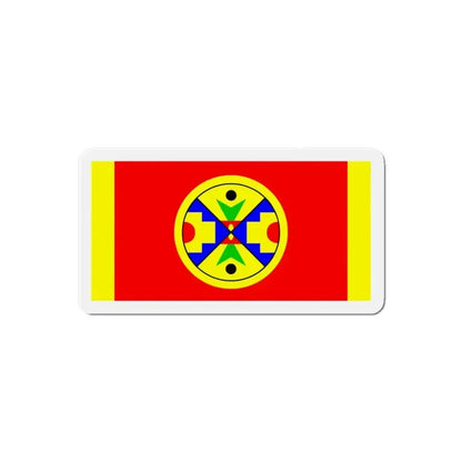 Eel Ground First Nation Flag - Refrigerator Magnet - The Sticker Space