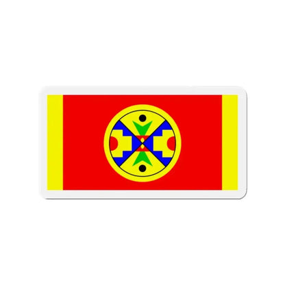 Eel Ground First Nation Flag - Refrigerator Magnet - The Sticker Space