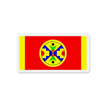 Eel Ground First Nation Flag - Refrigerator Magnet - The Sticker Space