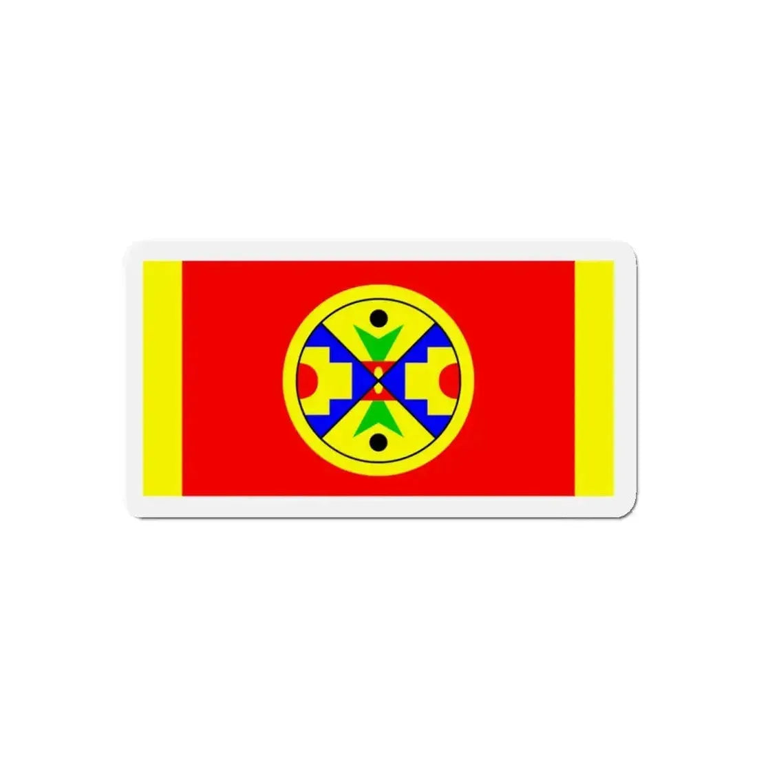 Eel Ground First Nation Flag - Refrigerator Magnet - The Sticker Space