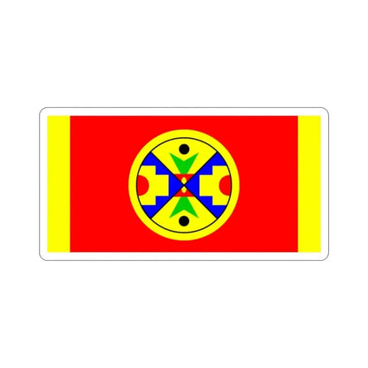 Eel Ground First Nation Flag STICKER Vinyl Die-Cut Decal 2 Inch - The Sticker Space
