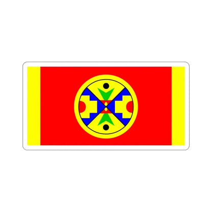 Eel Ground First Nation Flag STICKER Vinyl Die-Cut Decal 2 Inch - The Sticker Space