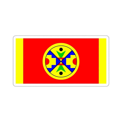 Eel Ground First Nation Flag STICKER Vinyl Die-Cut Decal 3 Inch - The Sticker Space