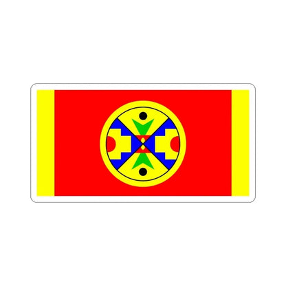 Eel Ground First Nation Flag STICKER Vinyl Die-Cut Decal 3 Inch - The Sticker Space
