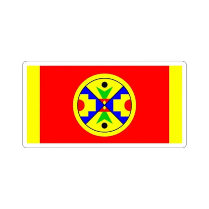 Eel Ground First Nation Flag STICKER Vinyl Die-Cut Decal 5 Inch - The Sticker Space