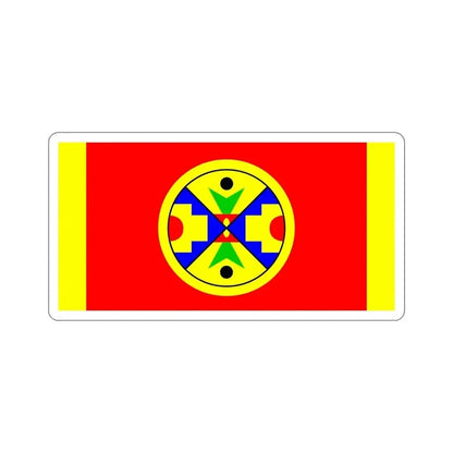 Eel Ground First Nation Flag STICKER Vinyl Die-Cut Decal 5 Inch - The Sticker Space