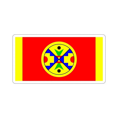 Eel Ground First Nation Flag STICKER Vinyl Die-Cut Decal 6 Inch - The Sticker Space
