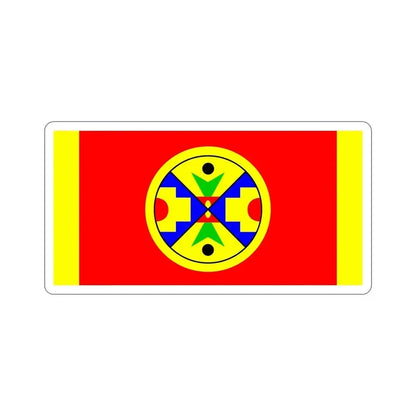 Eel Ground First Nation Flag STICKER Vinyl Die-Cut Decal 6 Inch - The Sticker Space