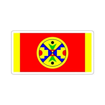 Eel Ground First Nation Flag STICKER Vinyl Die-Cut Decal - The Sticker Space
