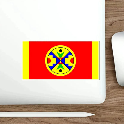 Eel Ground First Nation Flag STICKER Vinyl Die-Cut Decal - The Sticker Space