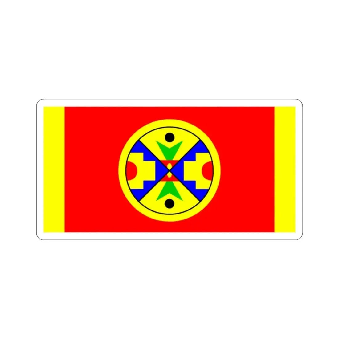 Eel Ground First Nation Flag STICKER Vinyl Die-Cut Decal - The Sticker Space