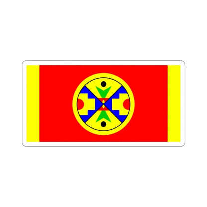 Eel Ground First Nation Flag STICKER Vinyl Die-Cut Decal - The Sticker Space