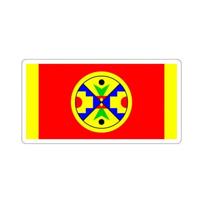 Eel Ground First Nation Flag STICKER Vinyl Die-Cut Decal - The Sticker Space