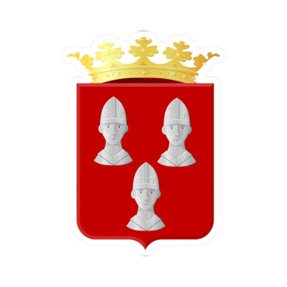 Eemnes wapen (Netherlands) (Coat of Arms) STICKER Vinyl Kiss-Cut Decal 2 Inch White - The Sticker Space
