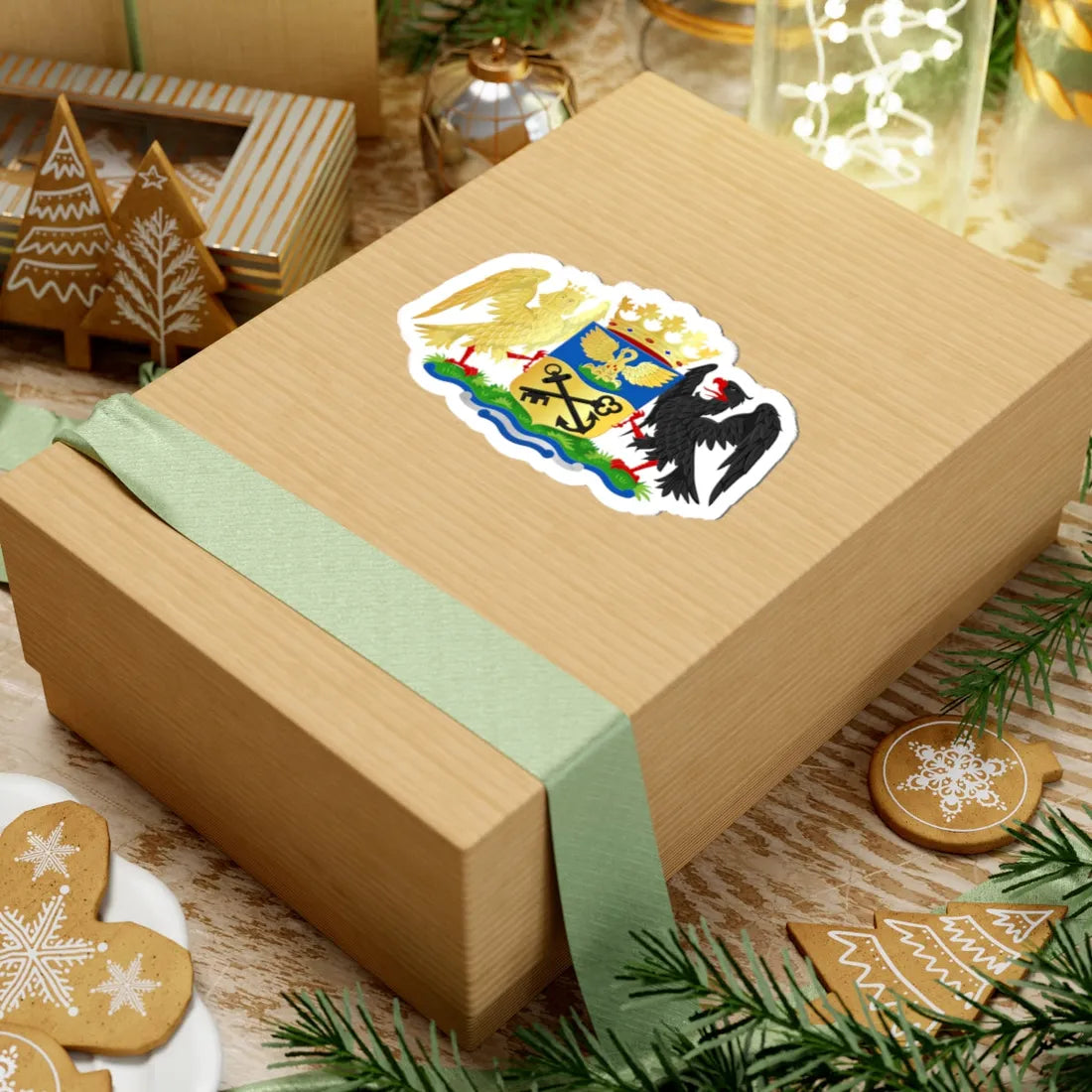 Eemsdelta wapen (Netherlands) (Coat of Arms) STICKER Vinyl Kiss-Cut Decal - The Sticker Space