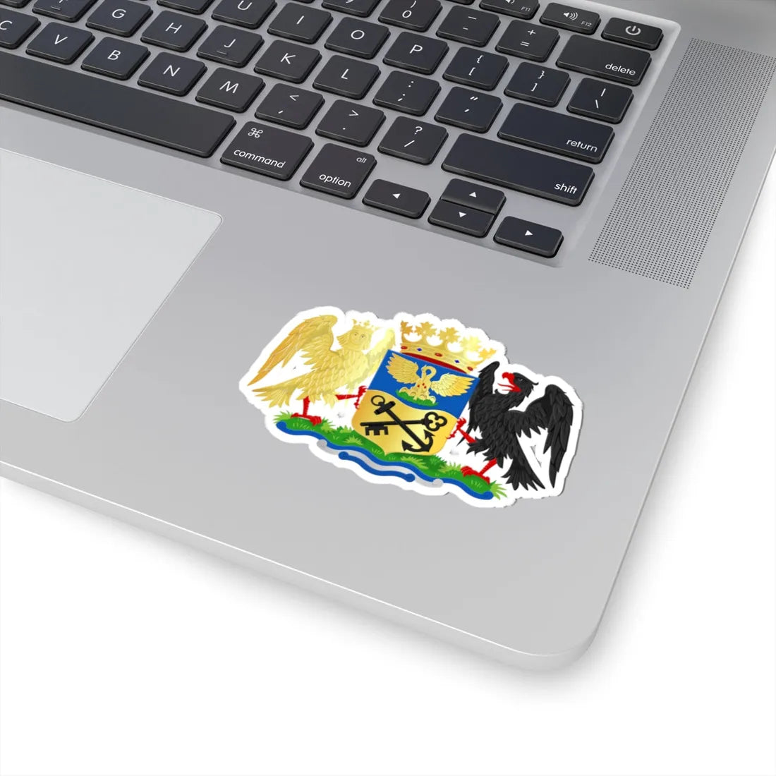 Eemsdelta wapen (Netherlands) (Coat of Arms) STICKER Vinyl Kiss-Cut Decal - The Sticker Space