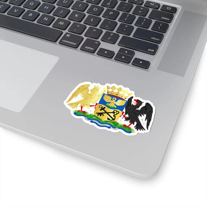 Eemsdelta wapen (Netherlands) (Coat of Arms) STICKER Vinyl Kiss-Cut Decal - The Sticker Space