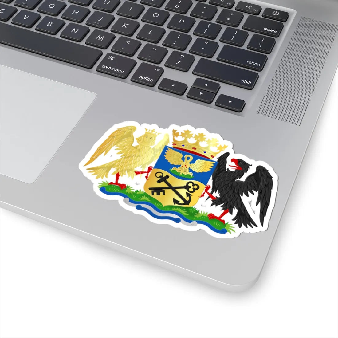 Eemsdelta wapen (Netherlands) (Coat of Arms) STICKER Vinyl Kiss-Cut Decal - The Sticker Space