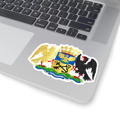 Eemsdelta wapen (Netherlands) (Coat of Arms) STICKER Vinyl Kiss-Cut Decal - The Sticker Space