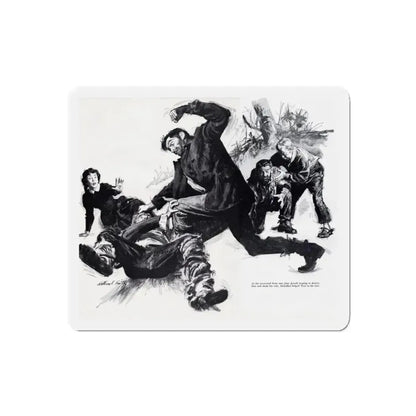 EerieTomb for the Golden Hulk (2), True May 1961 (Magazine Illustration) Refrigerator Magnet 5 Inch Die-Cut - The Sticker Space