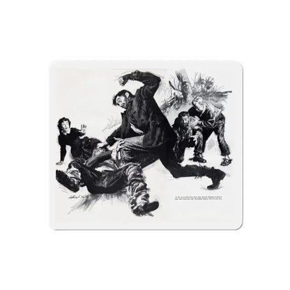 EerieTomb for the Golden Hulk (2), True May 1961 (Magazine Illustration) Refrigerator Magnet 6 Inch Die-Cut - The Sticker Space