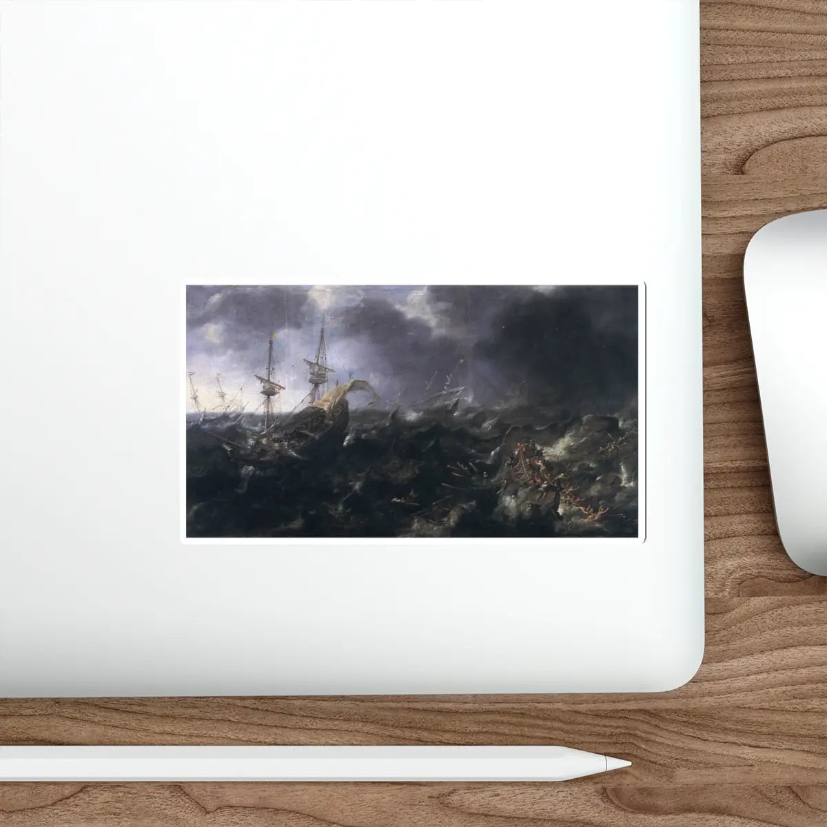 SKU:10412841950689526452 Sticker types:White Shape:Die-Cut Sizes:5" × 5"